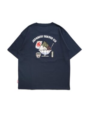 《2025春夏系列》日本POWER TO THE PEOPLE-宇治金時剉冰刺繡T-男女中性版型