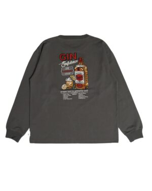 《2025秋冬系列》日本POWER TO THE PEOPLE- 雞尾酒刺繡長袖T恤