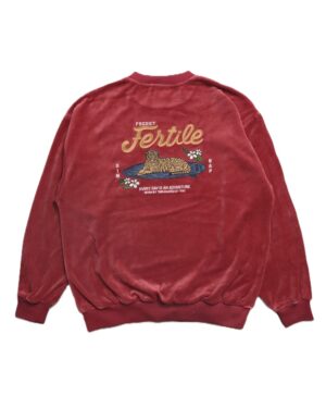 《2025秋冬系列》日本POWER TO THE PEOPLE-老虎絲絨刺繡衛衣