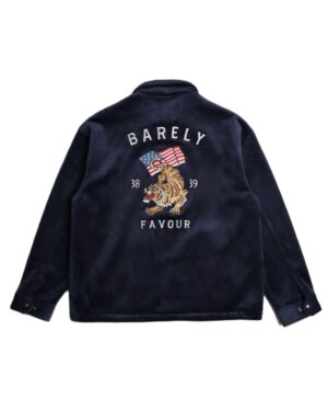 《2025秋冬系列》日本POWER TO THE PEOPLE-老虎燈芯絨刺繡外套