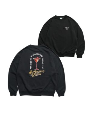 《2026新作單品-12月中下旬到貨》日本POWER TO THE PEOPLE 櫻桃雞尾酒刺繡衛衣